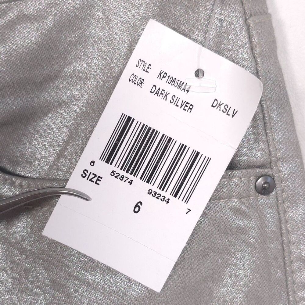 KUT FROM THE KLOTH Womens New Jeans Silver Dark 6 Miller Wide Leg KP1965MA4 - Picture 13 of 14